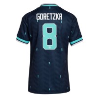 Stroje piłkarskie Niemcy Leon Goretzka #8 Koszulka Wyjazdowej dla damskie MŚ 2026 Krótki Rękaw